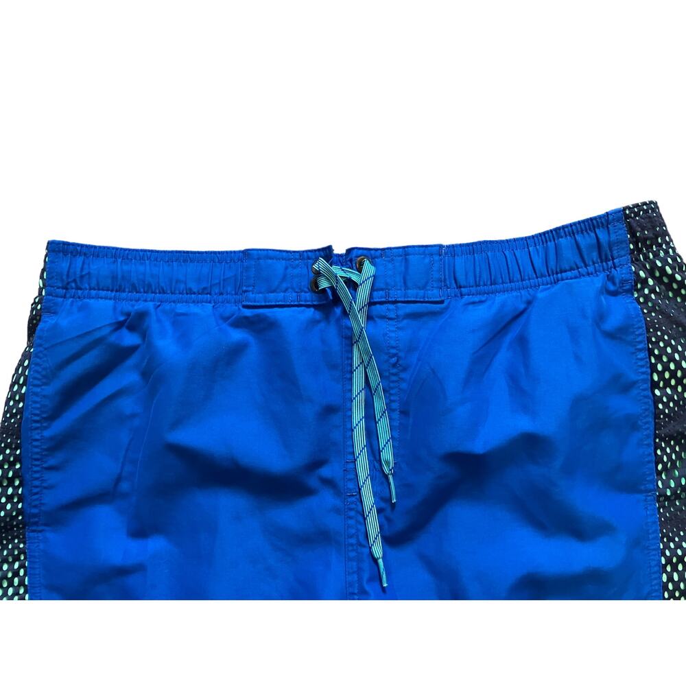 Nike Men's Blue Elastic Waist & Drawstring Swim Trunks | Size Large - Picture 5 of 11